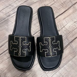 Tory Burch Double T Sport Slide Sandals